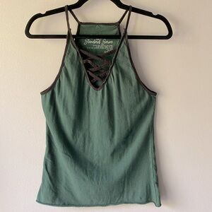 NWOT Affliction Standard Series - dark green tank
